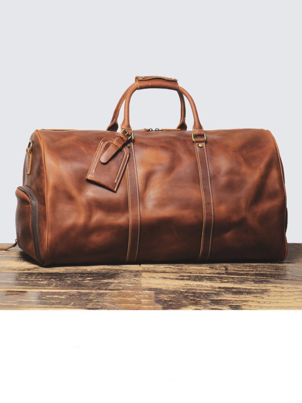 Roamer Leather Duffel Bag 20*10.5*9.5 Inches